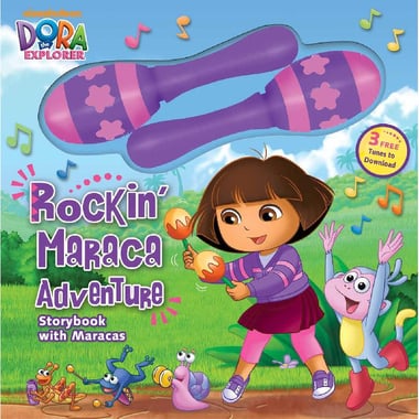 Dora The Explorer: Rockin' Maraca Adventure - Storybook with Maracas