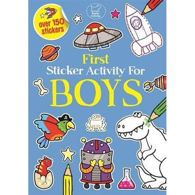 First Sticker Activity for Boys