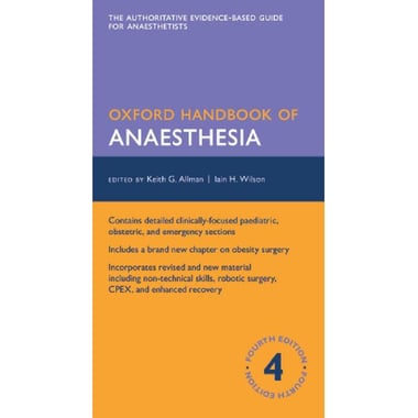 Oxford Handbook of Anaesthesia، 4th Edition