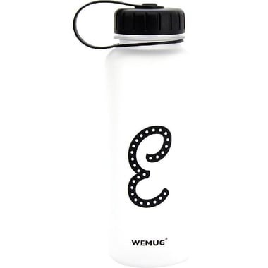 WEMUG Frosty Water Bottle, "E", Cold, 650.00 ml ( 1.14 pt ), Frost Clear