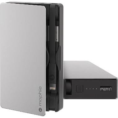 Mophie Powerstation Plus 4X Power Bank Charger, Quick Charge, 7000 mAh, Single USB, Black