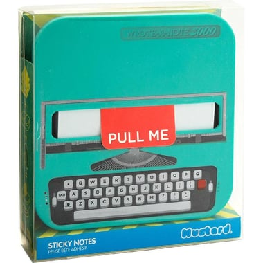 Mustard Wrote-A-Note 2000 Typewriter Sticky Notes Homeware Novelty,