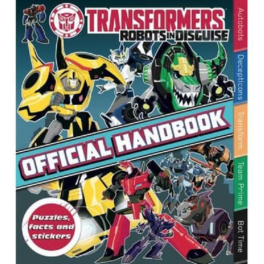 Transformers: Robots in Disguise, Official Handbook - Puzzle, Facts, and Stickers