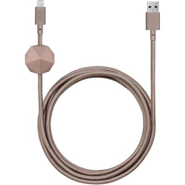 Native Union Anchor Lightning to USB 2.0 Sync & Charge Cable, 6.50 ft ( 1.98 m ), Taupe
