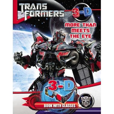 Transformers, More Than Meets The Eye - 3D Book with Glasses