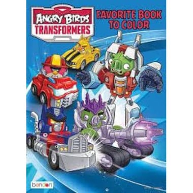 Angry Birds, Transformers - Favorite Book to Color