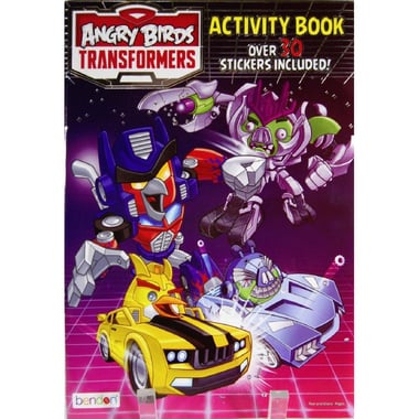 Angry Birds, Transformers - Activity Book