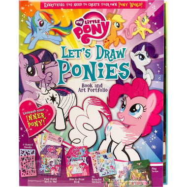 My Little Pony: Let's Draw Ponies - Book and Art Portfolio
