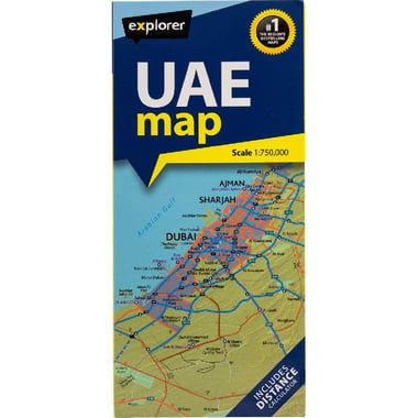 UAE Map, 5th Edition