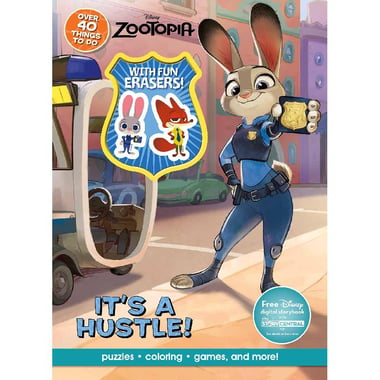 Disney Zootopia: It's a Hustle - Activity Book with Eraser