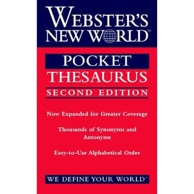 Webster's New World، Pocket Thesaurus، 2nd Edition