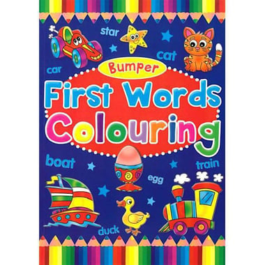First Words Colouring (Bumper)