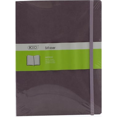 Roco Venzi Memo Notebook, Pastel, 19 X 25 cm, 96 Sheets, Lined, Maroon