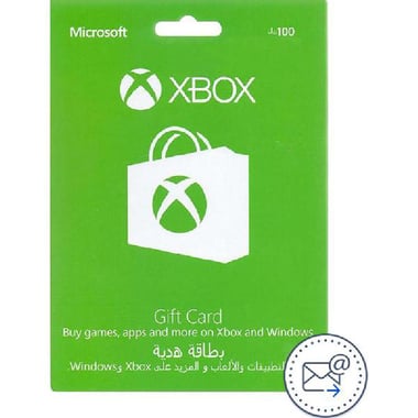 Microsoft SAR 100 Xbox Live Payment and Recharge Card (Delivery by eMail), Digital Code (KSA)