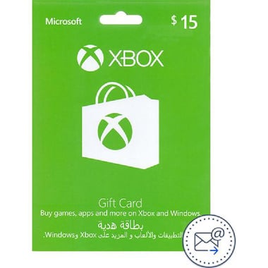 Microsoft 15$ Xbox Live Payment and Recharge Card (Delivery by eMail), Digital Code (USA)