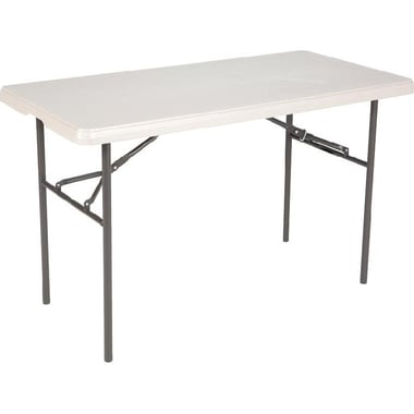 MAXCHIEF Folding Table, Plastic, Beige