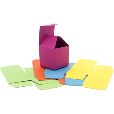 BUNTBOX GMBH Gift Box, Cube, Foldable, Small, Assorted Color