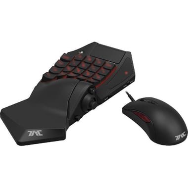 HORI TAC (Tactical Assault Commander) Pro Gaming Keypad and Mouse, Wired, for Laptop/PC Desktop Computer/CPU, Black