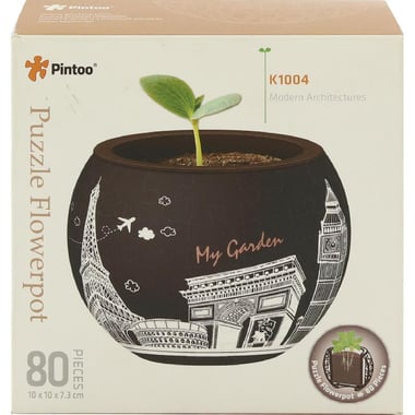Pintoo My Garden Flowerpot 3D Puzzle, 80 Pieces, 6 Years and Above