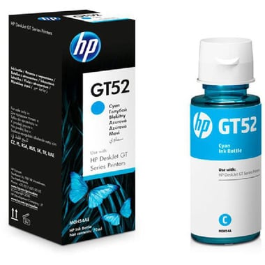 HP GT52 Ink Bottle, Cyan
