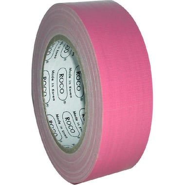Roco Cloth Tape, 1.5" X 25 m, Pink