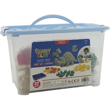 Roco Sandy Clay with Tray, Easy to Mold, Mess Free Activity Sand