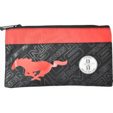 Ford Mustang Soft Pencil Case, Grey/Pink