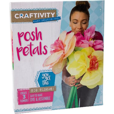 Creativity for Kids Craftivity Posh Petals - You Got This, Big Blooms! Arts and Crafts Learning Activity Set, English, 14 Years and Above