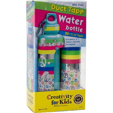 Creativity for Kids Duct Tape Water Bottle Arts and Crafts Learning Activity Set, English, 6 Years and Above
