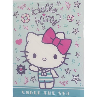 Hello Kitty "Under The Sea" Display Book, 20 Pocket, A4, PP Material, Aqua