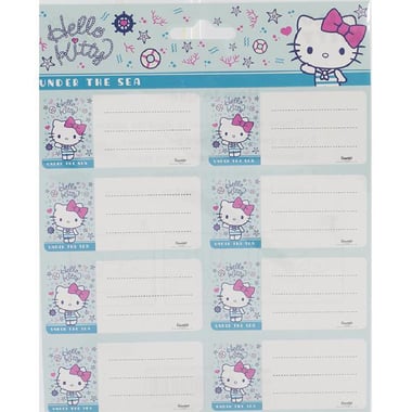 Hello Kitty Name Labels, "Under The Sea"