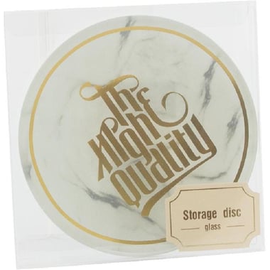 Roco Desk Organizer, "The High Quality" Storage Disc, Grey