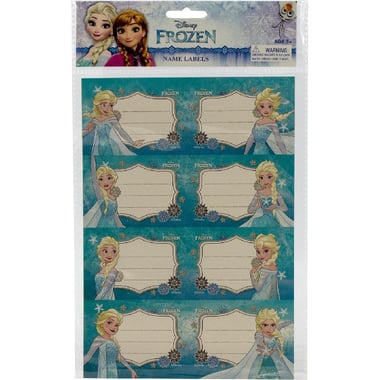 Disney Frozen Name Labels, 10 Stickers