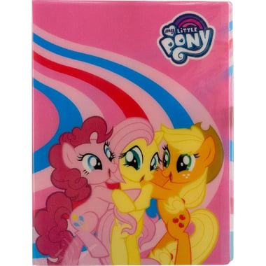Disney My Little Pony File Catalogue, 20 Pockets, A4, Pink/Yellow
