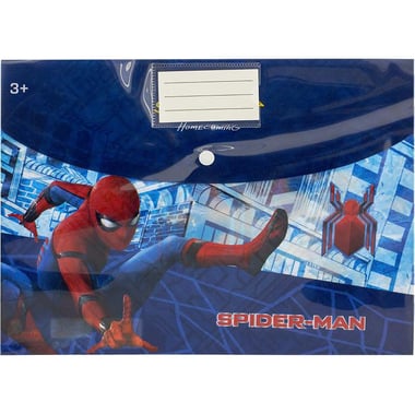 Marvel Spider-Man File Catalogue, 20 Pockets, A4, Blue/Red