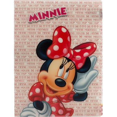 Disney Minnie File Catalogue, 20 Pockets, A4, Red/White