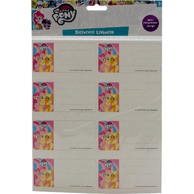 Disney My Little Pony Name Labels, 10 Stickers