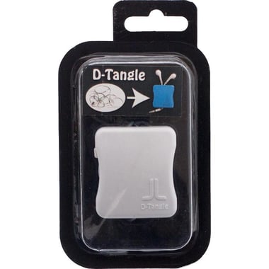 D-Tangle Cable Organizer, for Earphones, White