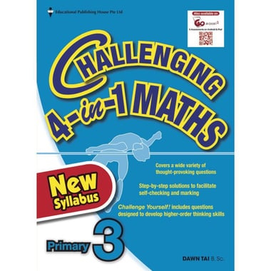 Challenging Maths 4-in-1، Primary 3، New Syllabus
