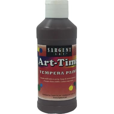Sargent Art Art-Time Paint Tempera, Brown, 8.00 oz ( 227.30 ml )