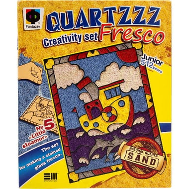 Fantazer Quartzzz Fresco Little Steamer Arts and Crafts Learning Activity Set, English, 5 Years and Above