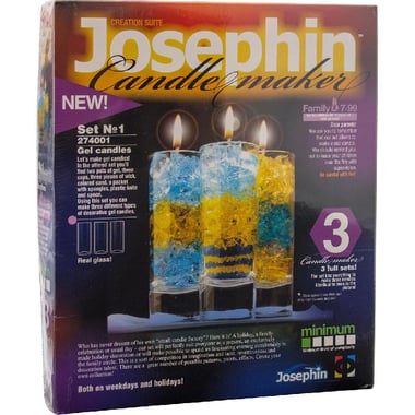 Josephin Candle Maker Gel Candles Arts and Crafts Learning Activity Set, English, 14 Years and Above