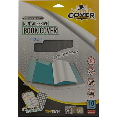 Sheet Book Cover, Master, Clear, 50.00 cm ( 1.64 ft )X 36.00 cm ( 14.17 in )