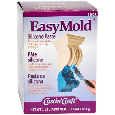 Castin Craft EasyMold Silicone Paste, Blue, 1.00 lb ( 453.60 g )