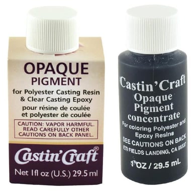 Castin Craft Opaque Pigment Concentrate, Plastic Bottle, Black, .50 kg ( 1.10 lb )