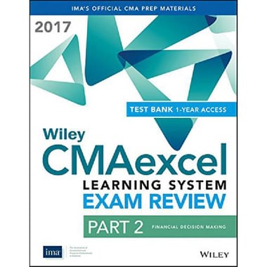 Wiley CMAexcel Learning System, Exam Review, Part 2 - 2017