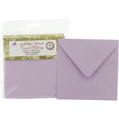 Royal Falcon Card Set, Plain Pastel, Purple