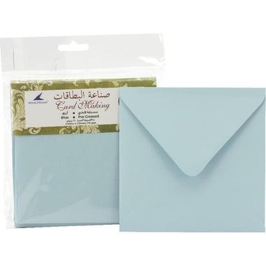 Royal Falcon Card Set, Plain Pastel, Light Blue