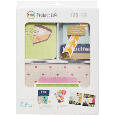 American Craft Project Life, "Becky Higgins" Scrapbook Embellishments, Garden Party, Assorted Color