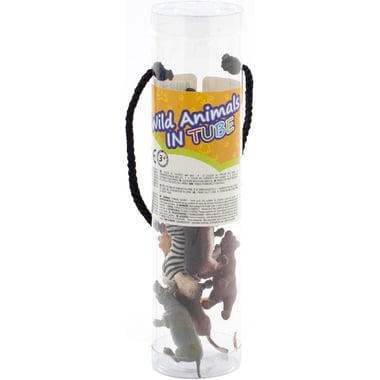 Animal World In Tube Wild Animal, 2" Replica, 7 Years and Above,